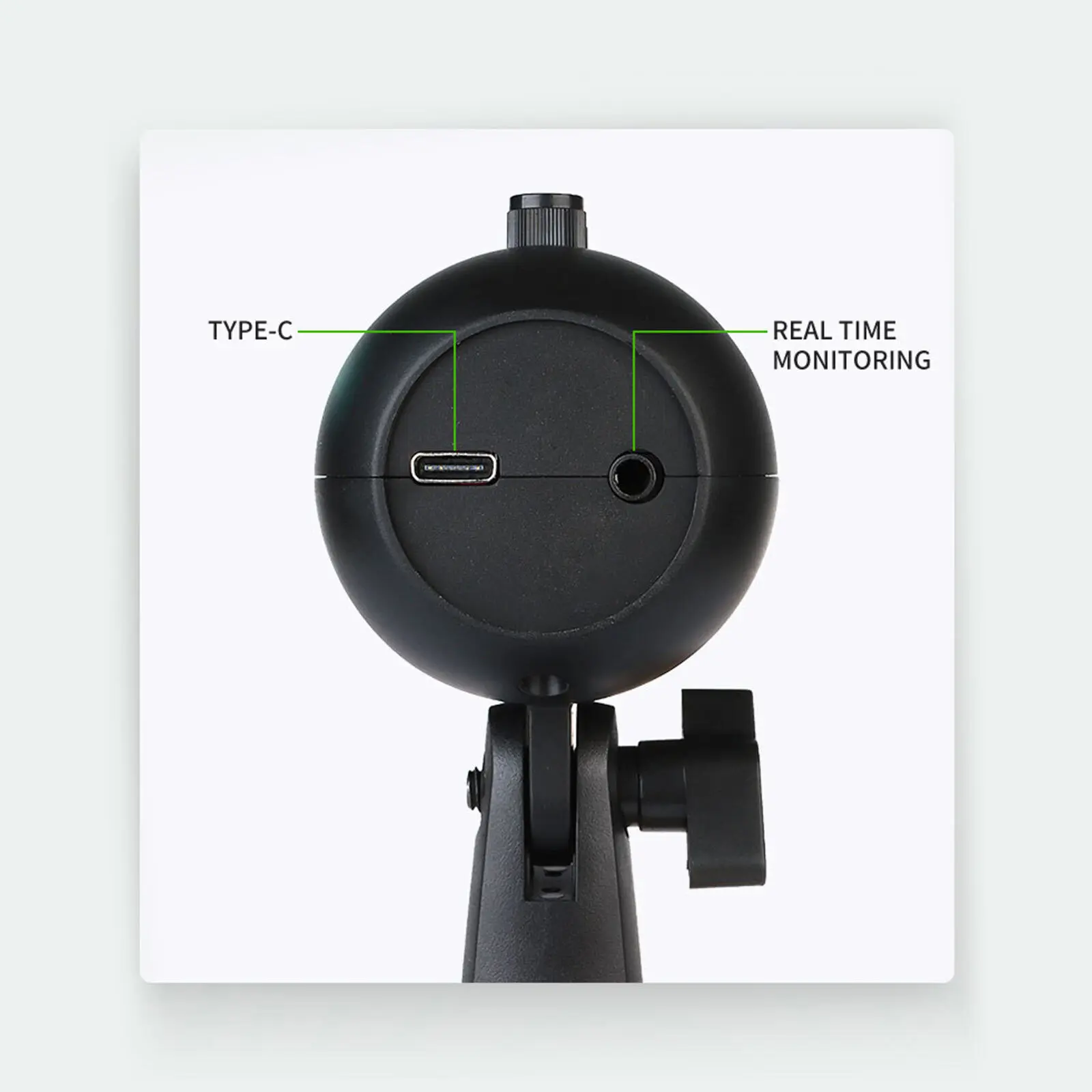 USB-конденсаторный микрофон Студийная запись Broadcoast Gaming Studio Mic RGB Light |