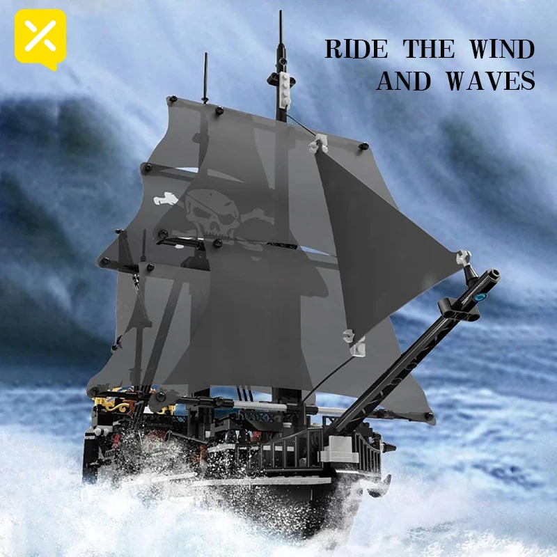 Toylinx Пиратский Корабль Набор Строительных Блоков Боевая Модель Моряка Moc