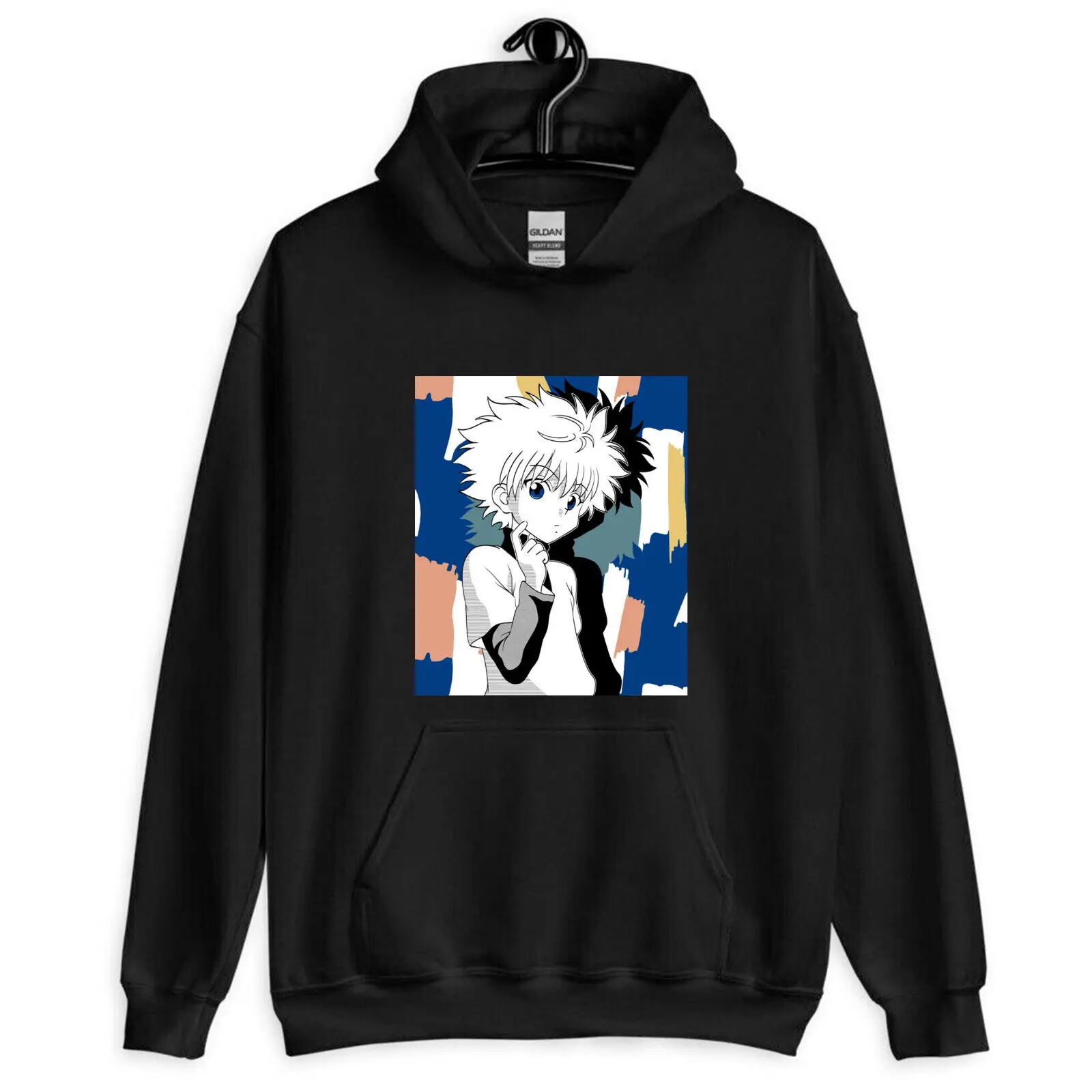Killua Zoldyck HxH Толстовка унисекс Аниме Манга Все размеры Худи Hunter X
