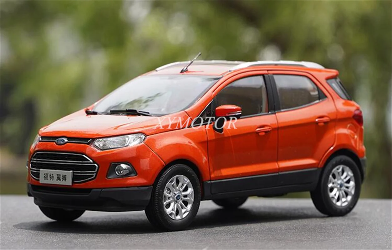 

1:18 для Ford Ecosport 2015 металлическая литая модель автомобиля оранжевые игрушки коллекция хобби подарки украшения