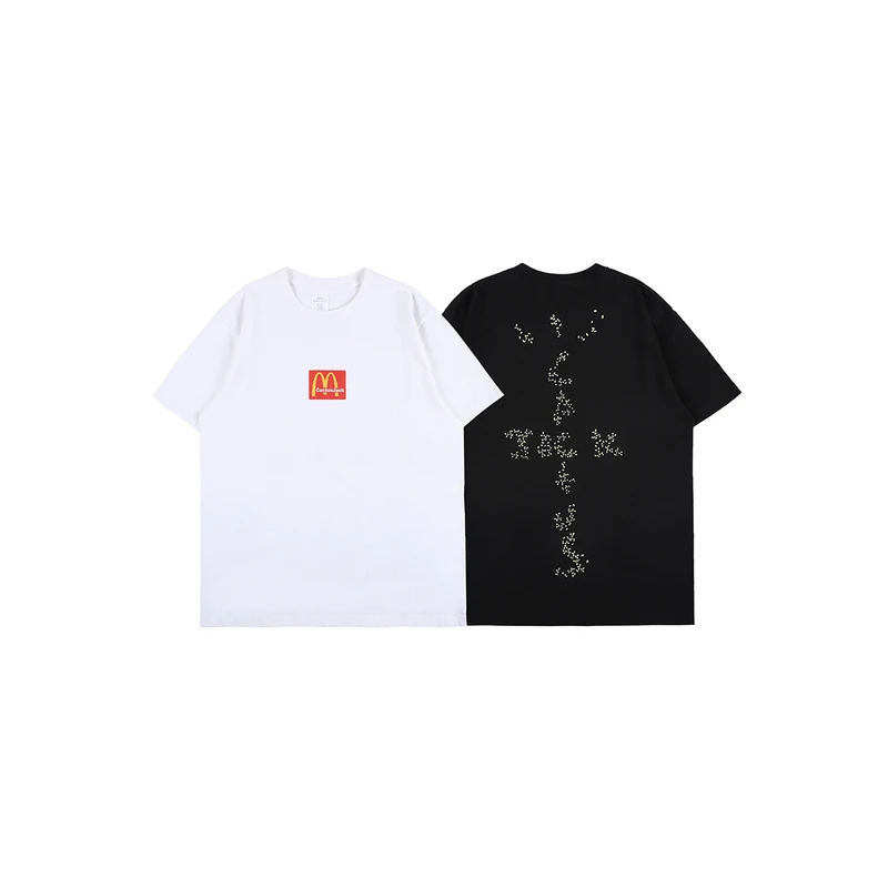 Футболка Мужская/Женская свободного покроя хлопок короткий рукав брендовая M