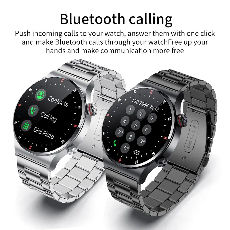 LIGE NFC Watch For Men Bluetooth Call Smart Watch Android iOS 2022 Blood Pressure Smartwatch Weather Full Touch Men's Wristwatch