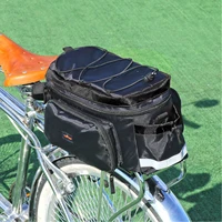 tourbon bike pannier back seat bag bicycle rear rack bags trunk bag luggage basket carrier with rain cover cycling traveling