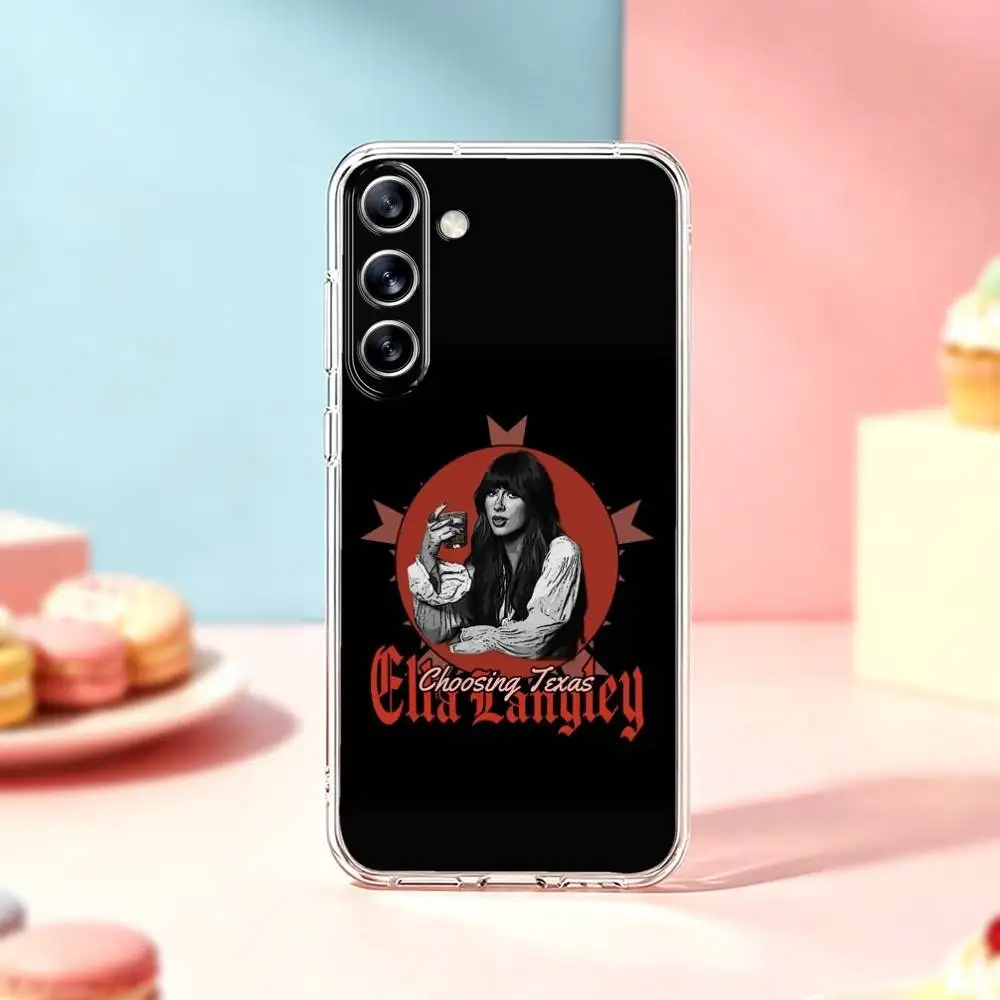 Фото Чехол для телефона Ella Langley Choosin Texas для Samsung Galaxy A91,80,73,72,71,53,52,32,31,22,21s,20, прозрачный мягкий чехол №2