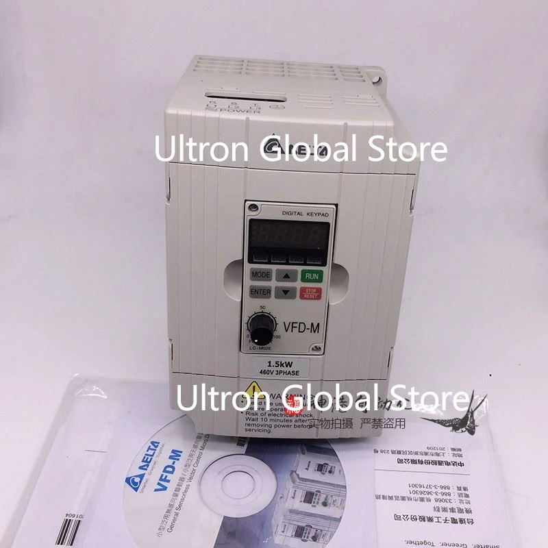 

Новый VFD037M23A Delta VFD-M инвертор электродвигатель переменного тока 3 фазы 220 В 400 кВт 5 л.с. 17 а Гц пятно