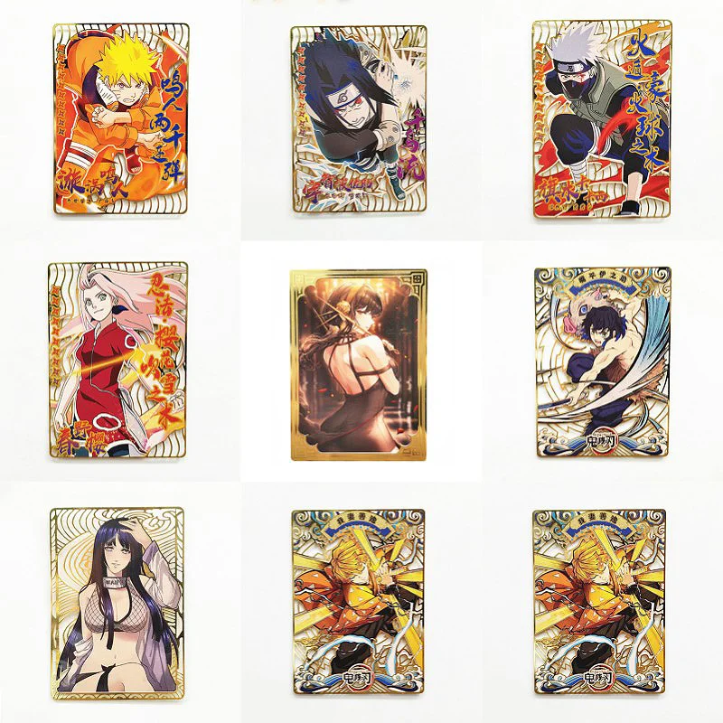 

Наруто удзумаки Наруто Учиха Саске харано Сакура 88x63 мм металлическая карточка Аниме периферийные карточки коллекционные карточки Подароч...