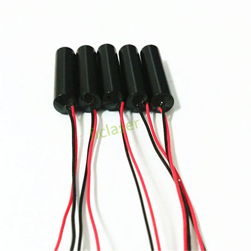 D12x40 мм 520 нм 1 мВт 5 МВт 10 30 50 80 135 Зеленый лазерный точечный диодный модуль 2 8-7 В вход