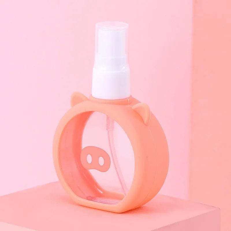 1 шт. мультяшный силиконовый распылитель дорожный портативный пресс прозрачный