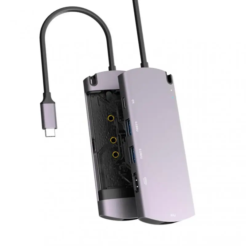 

M.2 NGFF Hard Disk Box + Docking Station 6-in-1 NGF Mobile Storage Dock Type-C Multiport Type C USB-C Adapter For Macbook Air