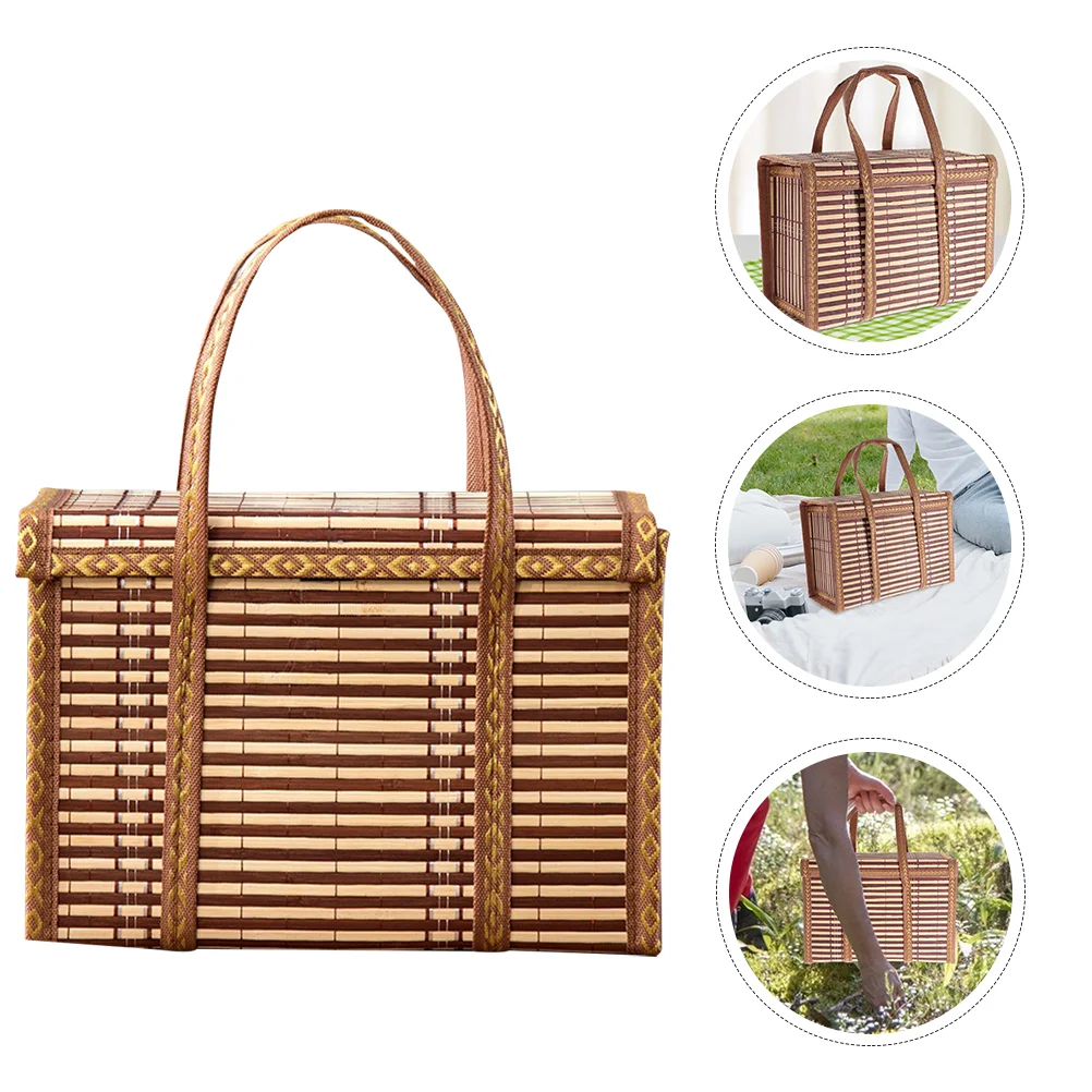 

Basket Rattan Storage Woven Egg Garlic Fruit Baskets Picnic Keeper Collectingorganizing Chicken Onion Vegetable Holder Gathering