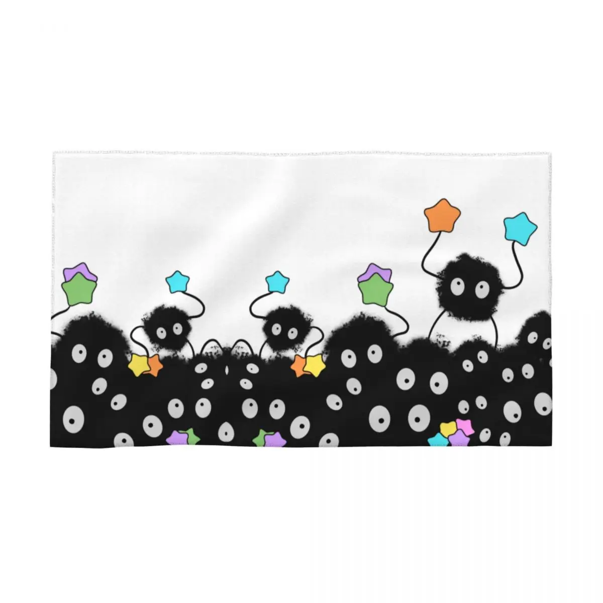 Quick Dry Anime Studio Ghibli My Neighbor Totoro Soft Linen Cotton Beach Towels