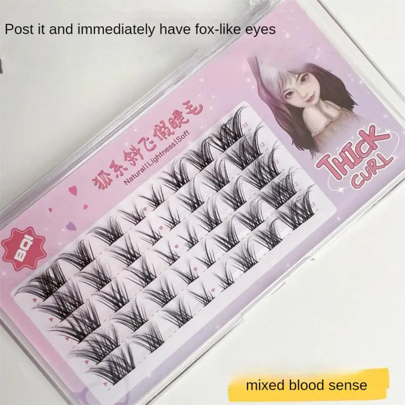 1/2/4 шт. накладные ресницы из серии BQI Fox