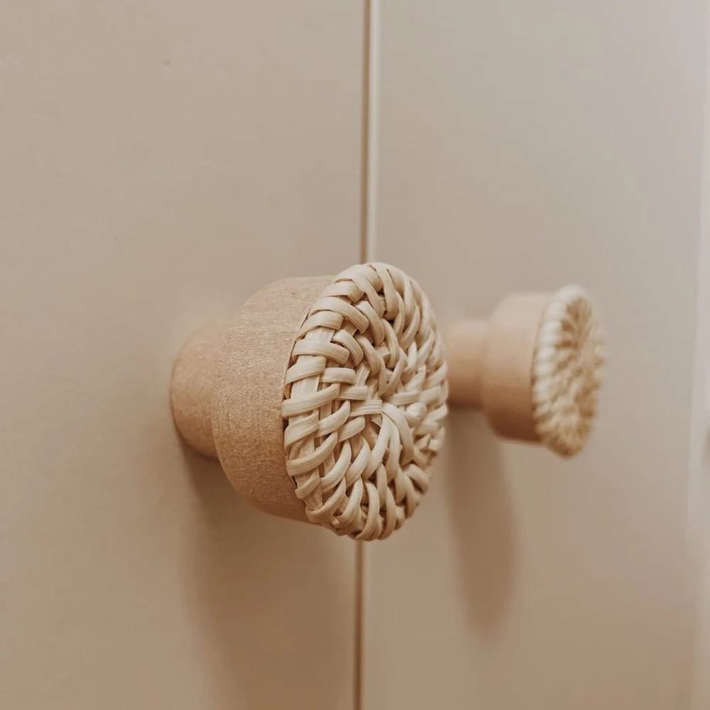 

Rattan Handle Beech Rattan Drawer Handle Wardrobe Furniture Handle Kitchen Cabinet Door Handle Dresser Handle cabinet handles