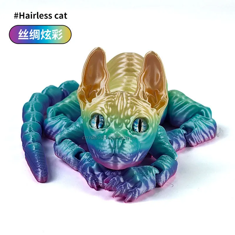 

Пластиковая статуэтка кота-сфинкса