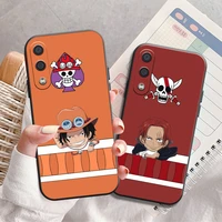 one piece anime phone case for samsung galaxy s8 s9 s10 s10e s20 s21 fe s21 plus soft back coque funda liquid silicon