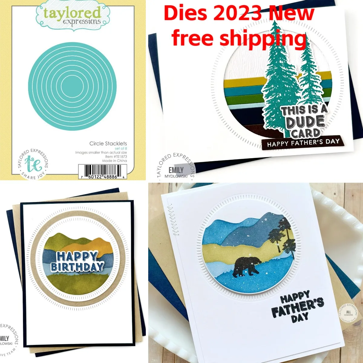 Круглые штампы 2023, новые металлические Вырубные штампы, Декор, трафарет, тиснение, шаблон, сделай сам, поздравительная открытка ручной работы Круглые штампы 2023, новые металлические Вырубные штампы, Декор, трафарет, тиснение, шаблон, сделай сам, поздравительная открытка ручной работы