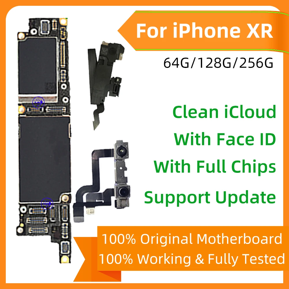 100% оригинальная протестированная разблокированная материнская плата для iPhone XR