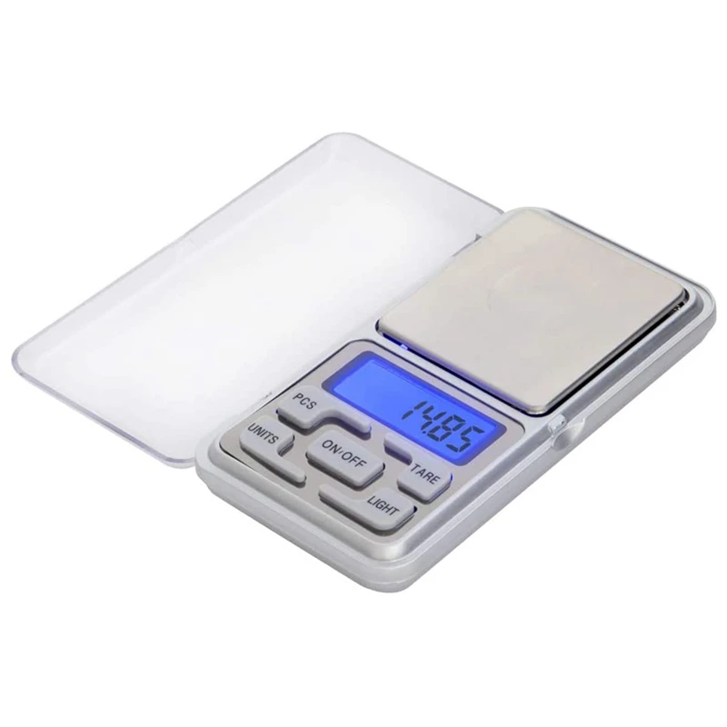 

TOP Mini Digital Jewelry Scale LCD Display With Backlight Easy To Read 200G/0.01G Accuracy Multiple Weighing Units