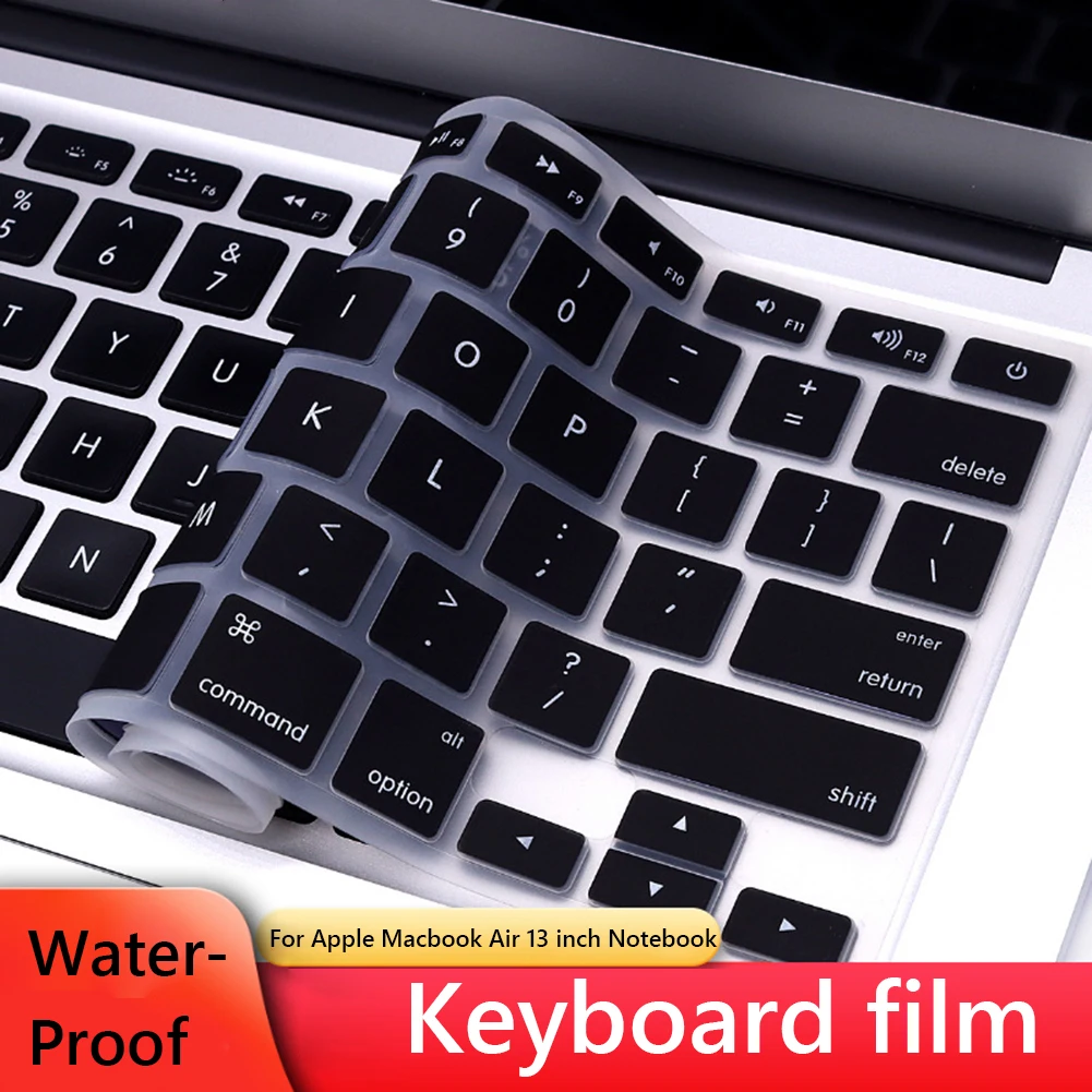 

Водонепроницаемый чехол для клавиатуры ноутбука Apple MacBook Air 13 дюймов A2179 Силиконовая Защитная пленка для ноутбука защитный кожаный чехол