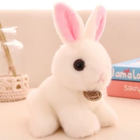 1pcs 202640cm stuffed long ear rabbit soft plush toys rag doll simulation bunny cartoon animal plushie children baby birthday