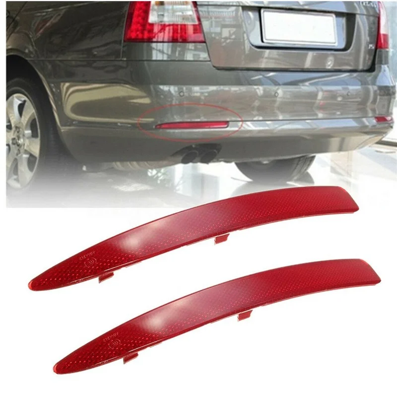 

Светоотражатели заднего бампера для Skoda Octavia A5 A6 2009-2014, 2 шт., сигнальные лампы, стоп-сигналы, стоп-сигналы 1Z0945105 1Z0945106