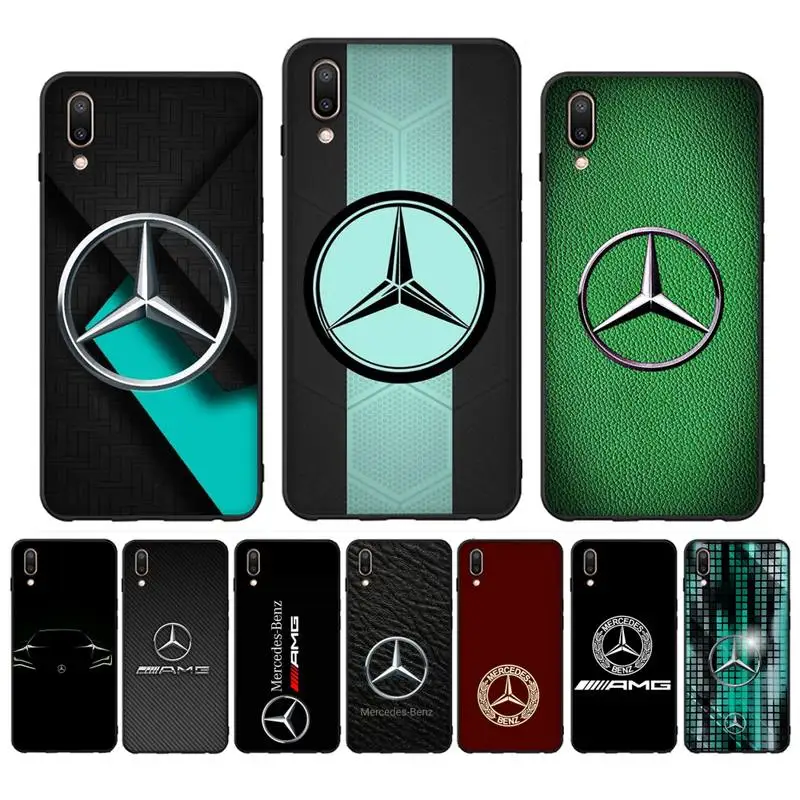 

Luxury Mercedes-AMG Phone Case for Vivo Y91C Y11 17 19 17 67 81 Oppo A9 2020 Realme c3