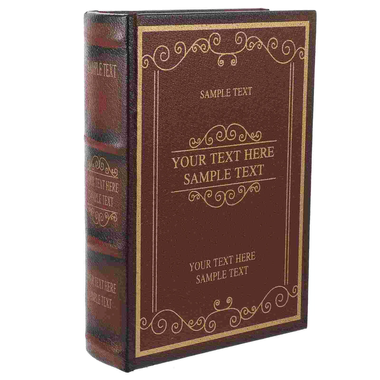 

Bookshelf Vintage Decor Home Book Model Decoration Photo Prop False Book Model Decor