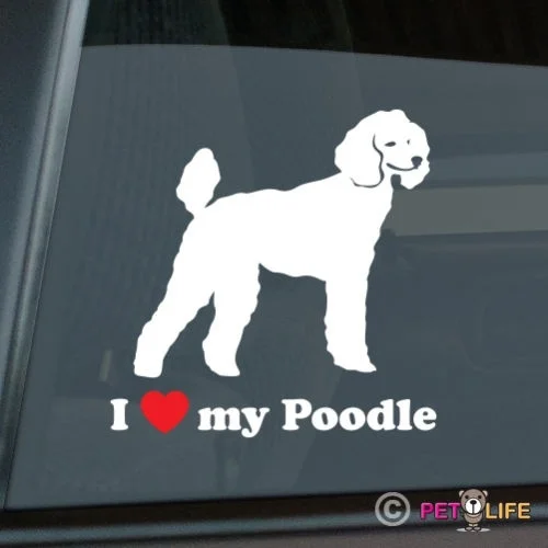 

I Love My puodle Sticker Die Cut Vinyl - v2 стандартные автомобильные наклейки