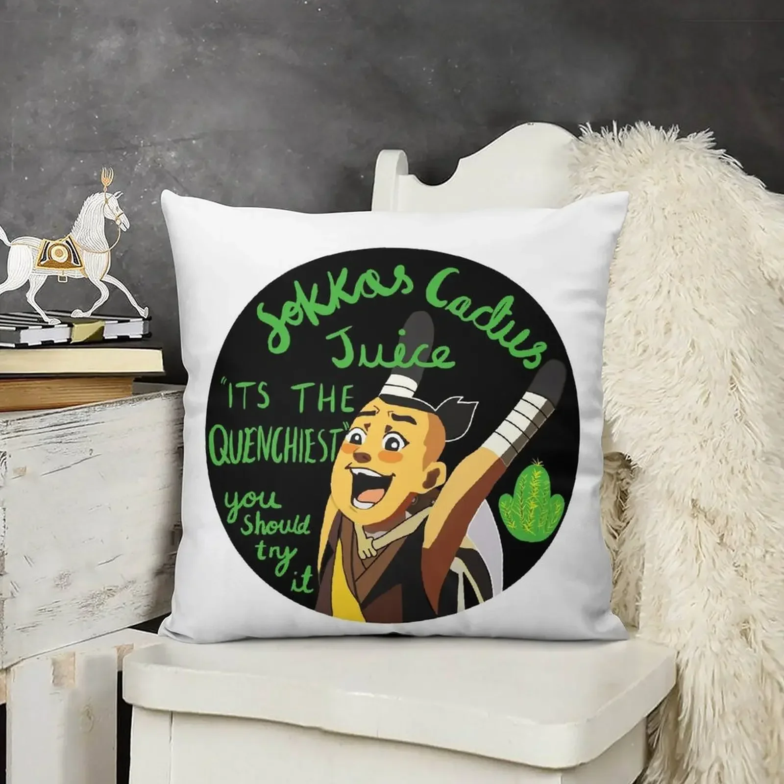 It the Quenchiest-Sokka's Cactus Juice ATLA декоративная подушка Роскошные декоративные подушки