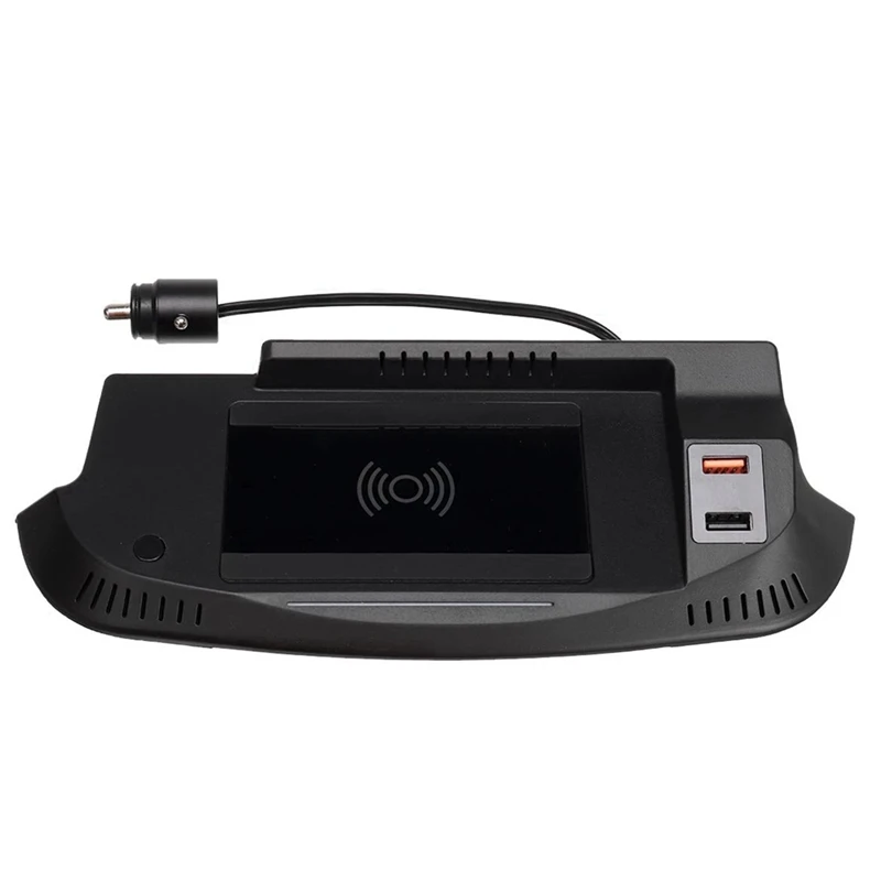 

15W Car for Qi Wireless Charger for Ford Mustang GT 2015-2021 Fast Phone Charger Charging Pad Plate Phone Holder Accessories