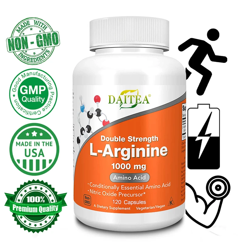 

Daitea L-аргинин стимулирует гормоны-поддерживает энерговыносливость-стимулирует рост мышц-улучшает фитнес-Производительность