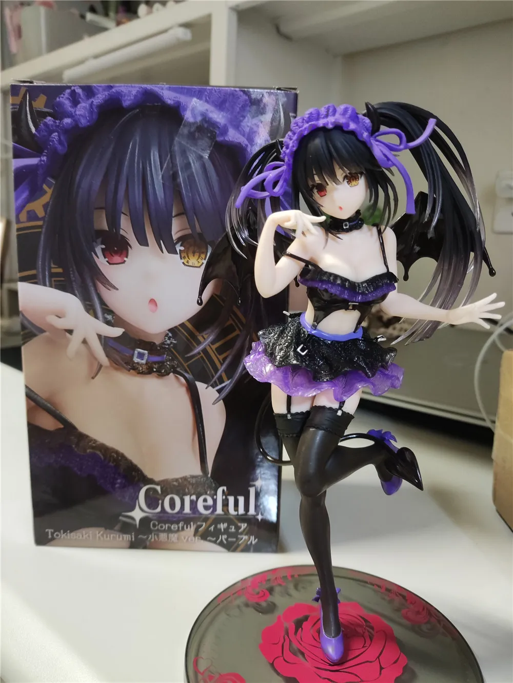 

High Quality Anime DATE A LIVE Kurumi Tokisaki 20cm Action Figure Figurine Collection Toy For Christmas Gift