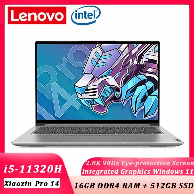 

Новый ультратонкий ноутбук Lenovo Xiaoxin Pro, 14 дюймов, Windows 11, 14,0 дюйма, 16 ГБ ОЗУ, 512 Гб SSD, 2,8 K, 90 Гц, IPS-экран