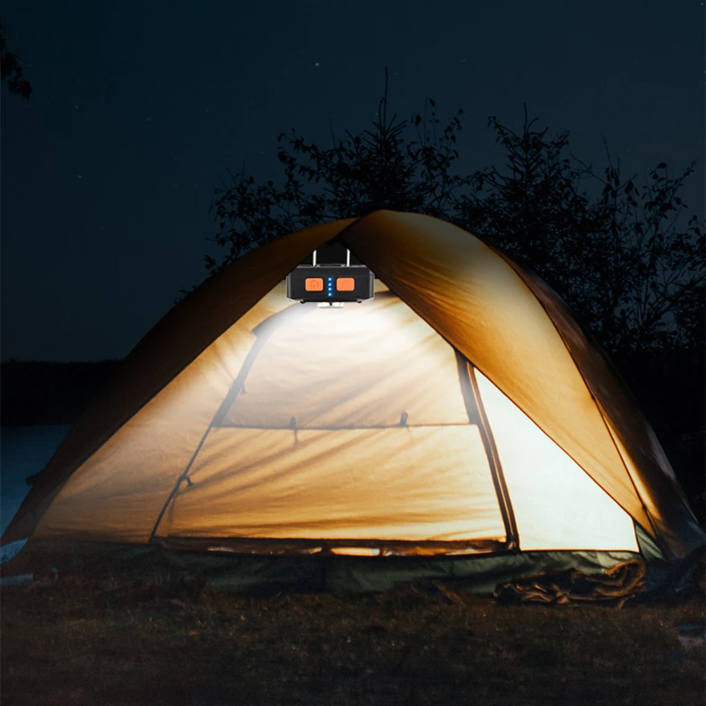 

LED Headlamp Outdoors Mini Lantern Sensor Induction USB Charging Headlight Camping Running Tourism Lighting Torch