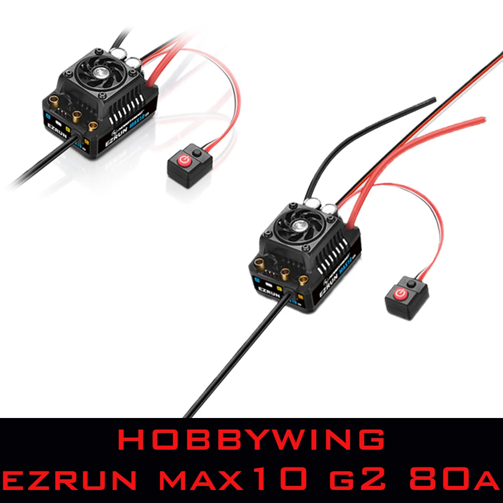 Hobbywing EZRUN 3652SD G3 бесщеточный двигатель с датчиком 3300/4100/5400KV MAX10 G2 80A ESC для RC машины 1/10
