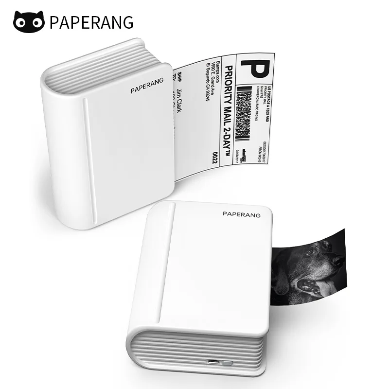 Карманный мини-принтер Paperang C1s 112 мм 300 точек/дюйм портативный термопринтер BT для