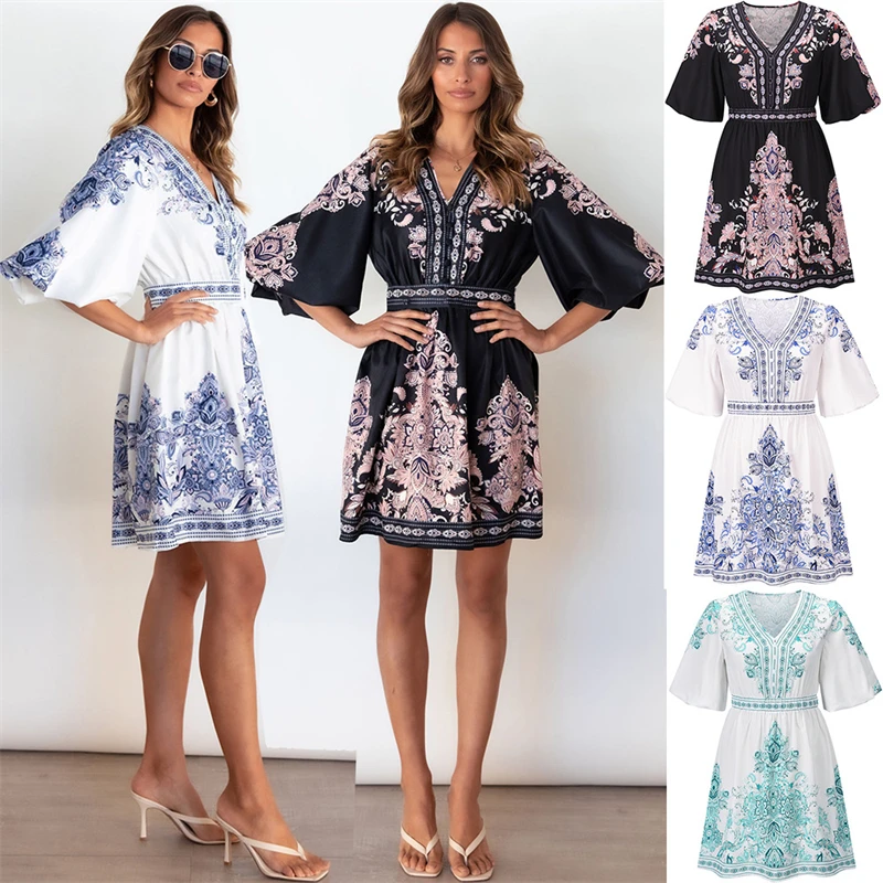 Длинная юбка для женщин летнего сезона 2022 "Сексуальная, кэжуал, дешево" - элегантное платье для свадеб, вечеринок, пляжа, лолиты и бохо.