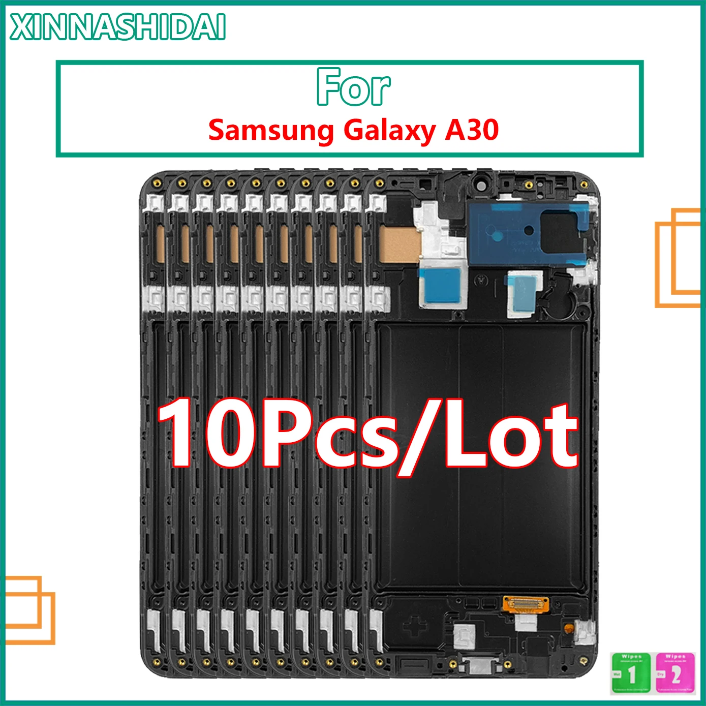 ЖК-дисплей 10 шт./лот для Samsung GALAXY A30 A305/DS A305FN A305G A305GN A305YN с сенсорным экраном и