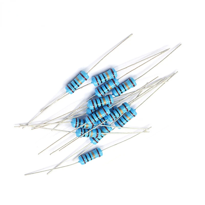 

20pcs 1W 1% 1R~1M Metal film resistor Power resistors 1 1.5 2.2 10 100 120 150 220 270 330 470 1K 2.2K 4.7K 10K 100K 470K 1M ohm