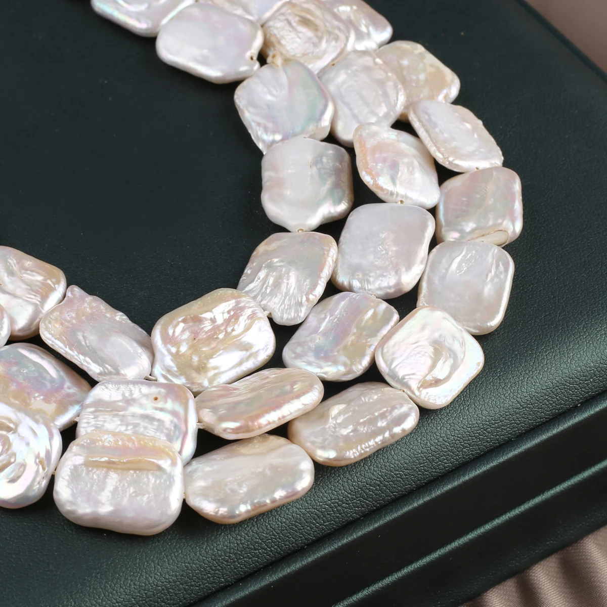 Natural Baroque Pearl Bead RectangleLoose Spacer Bead for Jewelry Making Diy Women Necklace Bracelet Accessories