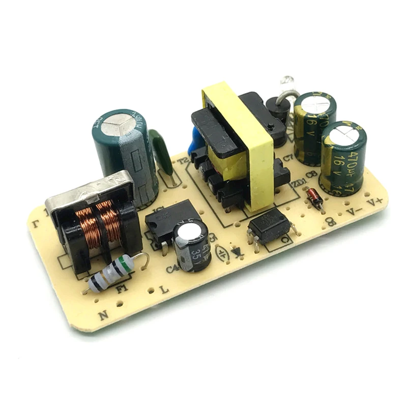 AC-DC 12V 1A Импульсный блок питания неизолированная схема 220V to12V плата для