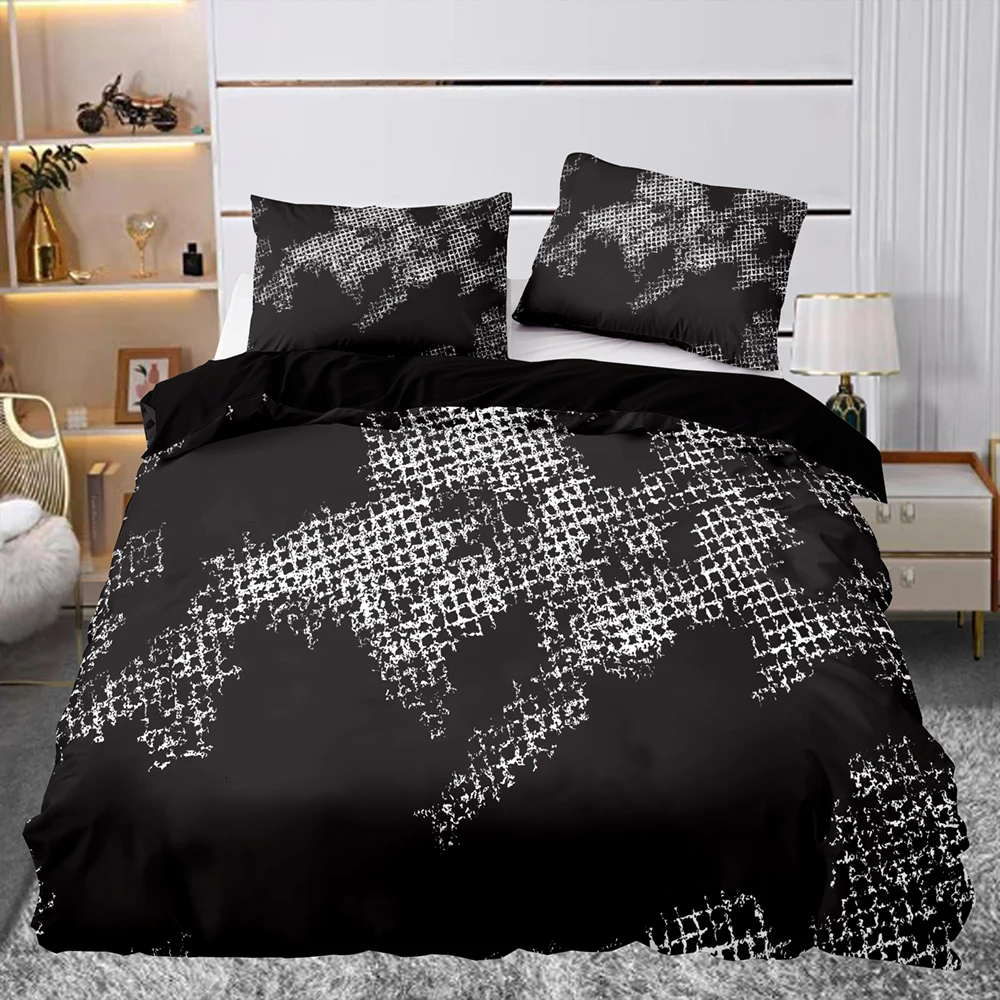 

Комплект черного постельного белья в минималистском стиле, мягкий пододеяльник х240, пододеяльник высокого качества с одним и двумя стеганы...