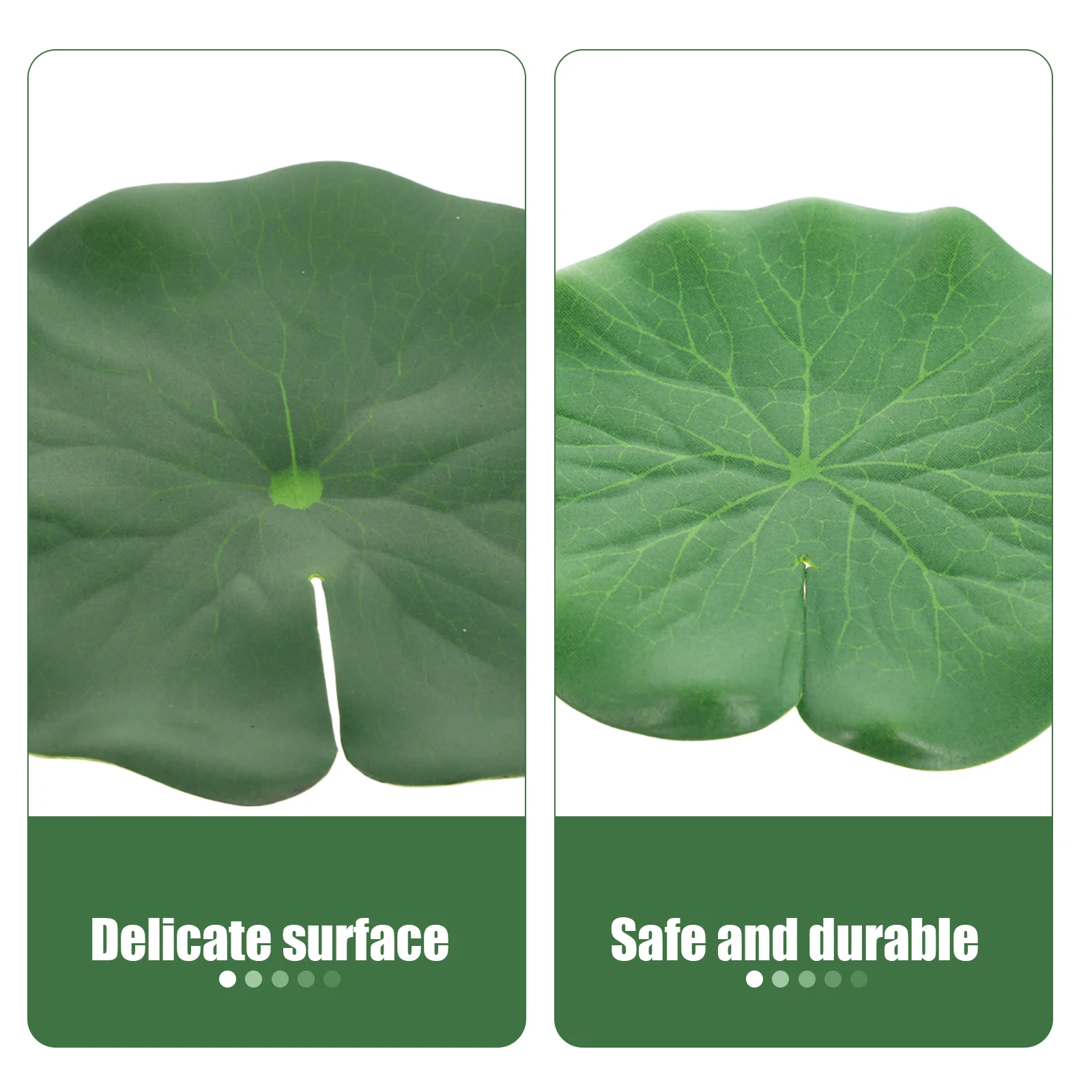 20 шт. искусственное растение имитация листьев лотоса украшение для аквариума