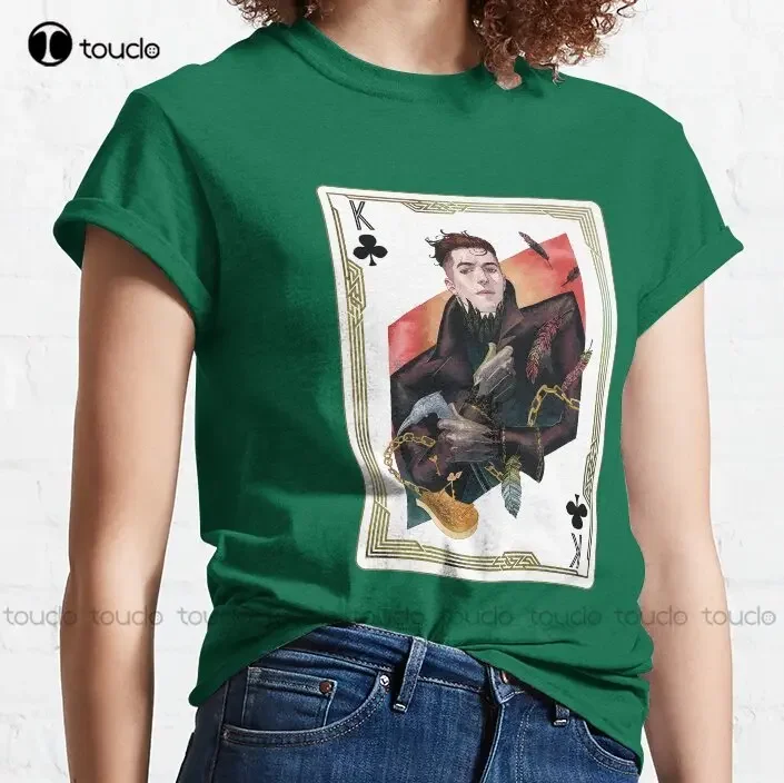 Классическая футболка Kaz Brekker (Six Of Crows) Inej Ghafa Matthias Helvar Футболки с цифровой печатью