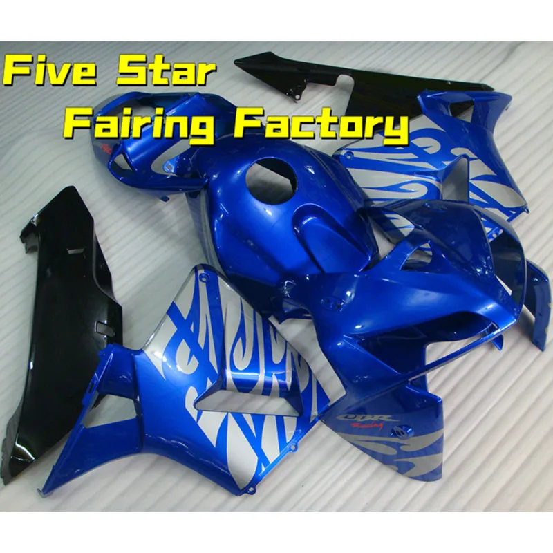

Комплект обтекателей для мотоцикла Honda CBR 600 RR 2005 2006 кузов CBR600RR 05 06 инъекция 600RR синий серебристый черный F5 Advanced