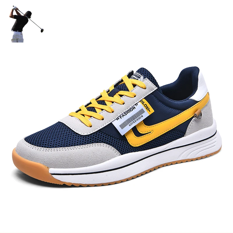 

Golf Sports Men's Shoes Breathable Athletic Casual Sneakers Breathable Non-Slip Male Golfing Trainers Golfer Shoes