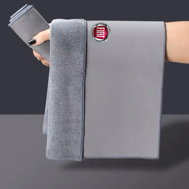 Салфетка Для Мойки автомобиля из кораллового бархата для FIAT флисовое полотенце