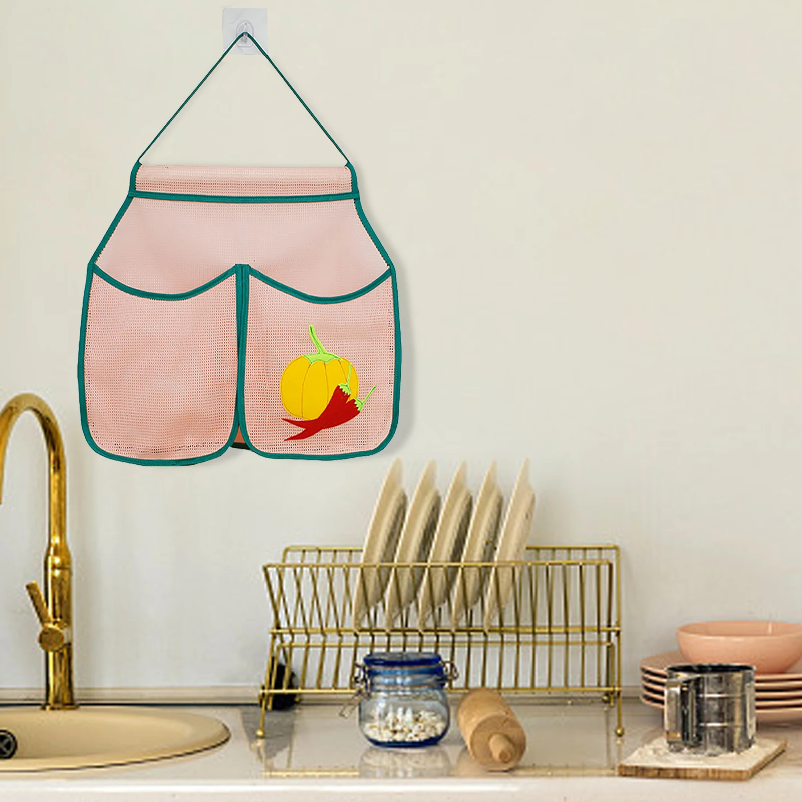 

Портативные многоразовые продуктовые сумки, сумка для фруктов и овощей, многоразовые сетчатые мешки для хранения, домашняя и стандартная с...