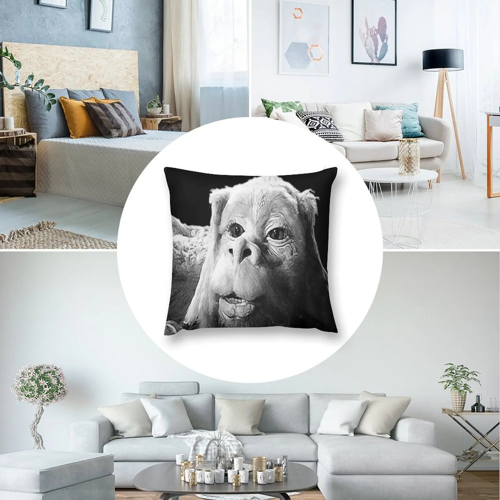 Falkor The Дракон Удачи From Neverending Story Design декоративная подушка рождественские