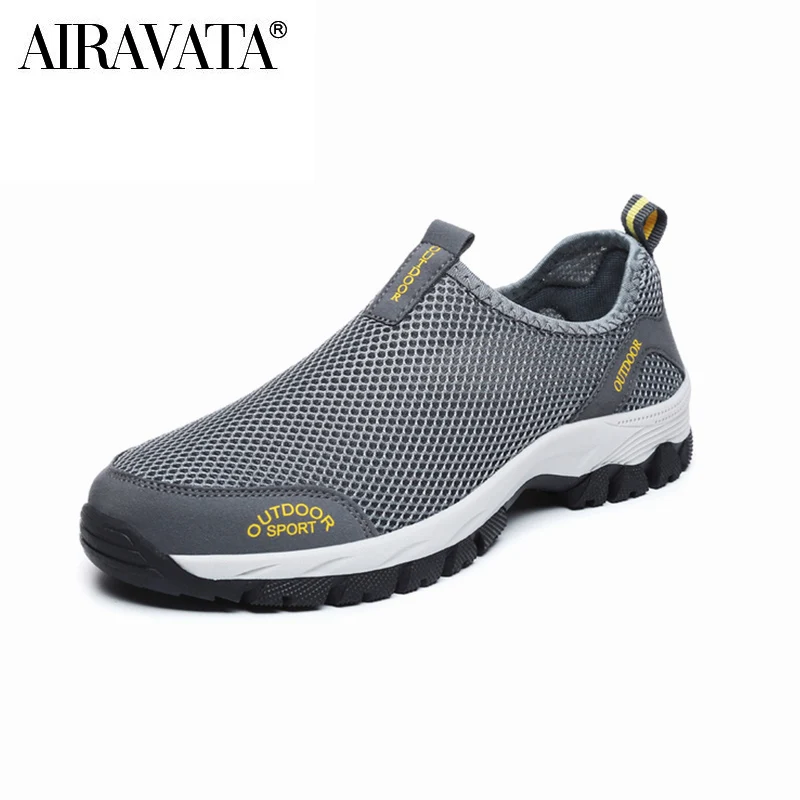 Men Outdoor Sports on Foot Wading Shoes Slip-on Comfortable Shoe Hikking Breathable Footwear Travel Camping Large Size39-48